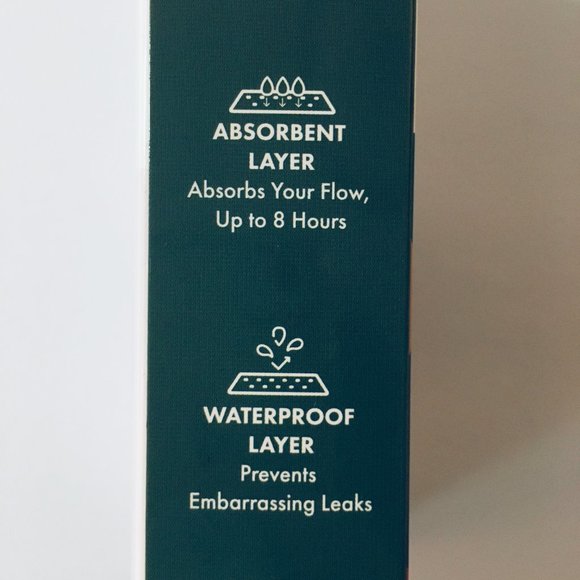 The Her. Inc XL Black Period Panties Maya Machine Washable Women's Underwear - Picture 10 of 16